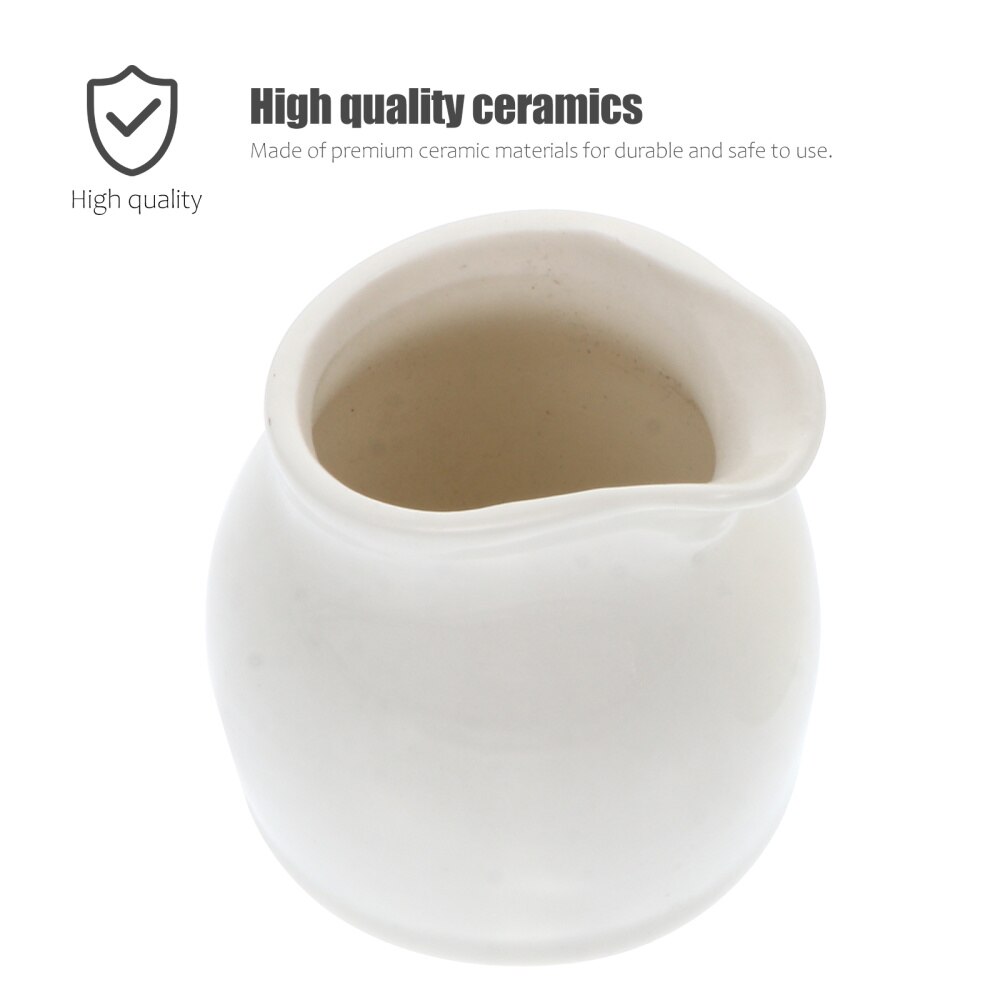 2 pièces En Céramique Mini Cruche Cuisine Saucière Chaude Tasses Bols à Soupe Sauce Cruche