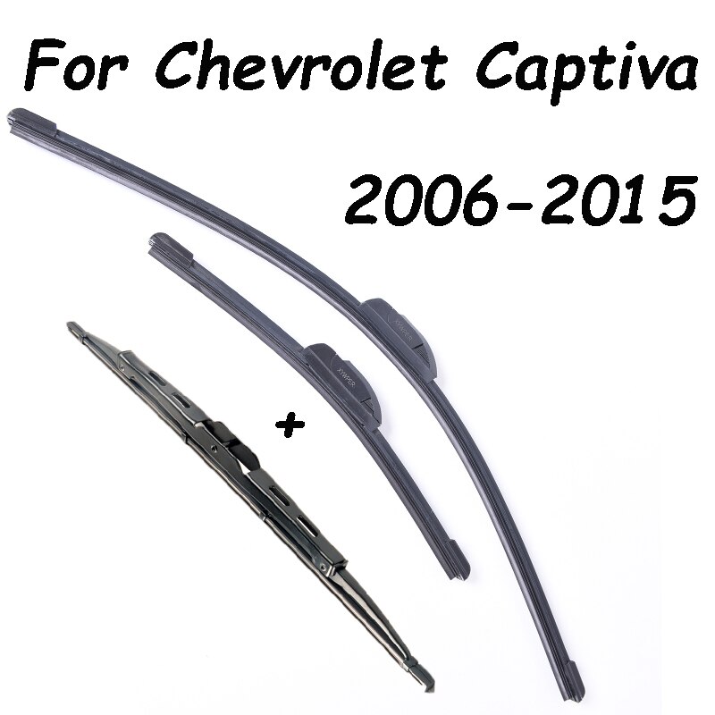 Voor &amp; Achter Wisserbladen Voor Chevrolet Captiva 2006 2007 Auto Ruitenwissers auto Styling