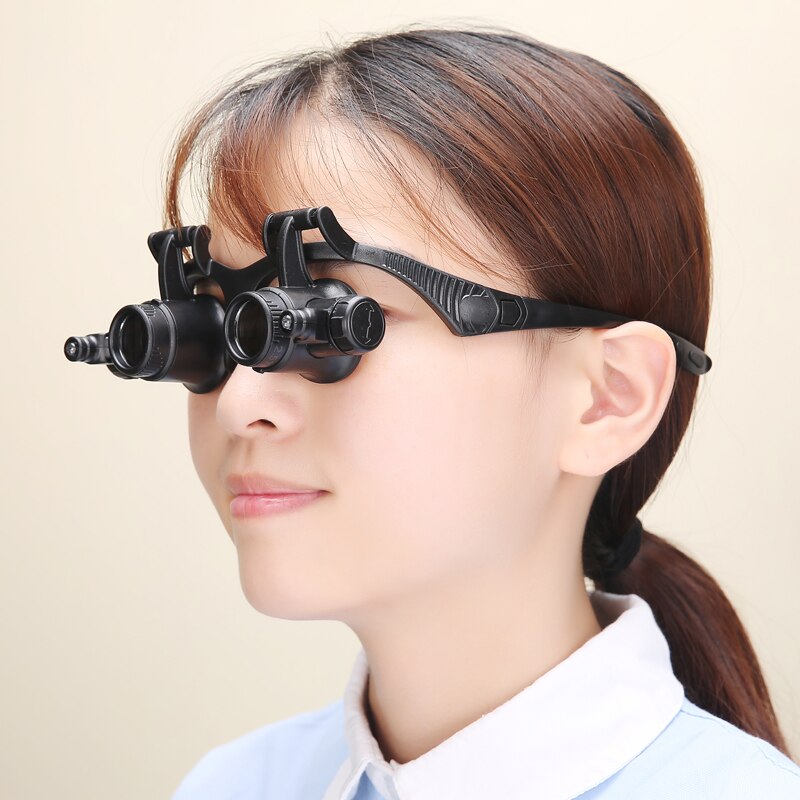 2.5X 4X 6X 8X 10X 15X 20X 25X Magnifiers Magnifying Forget Solder Aid LED Lighted Magnifier Carrier Needlework Manicure