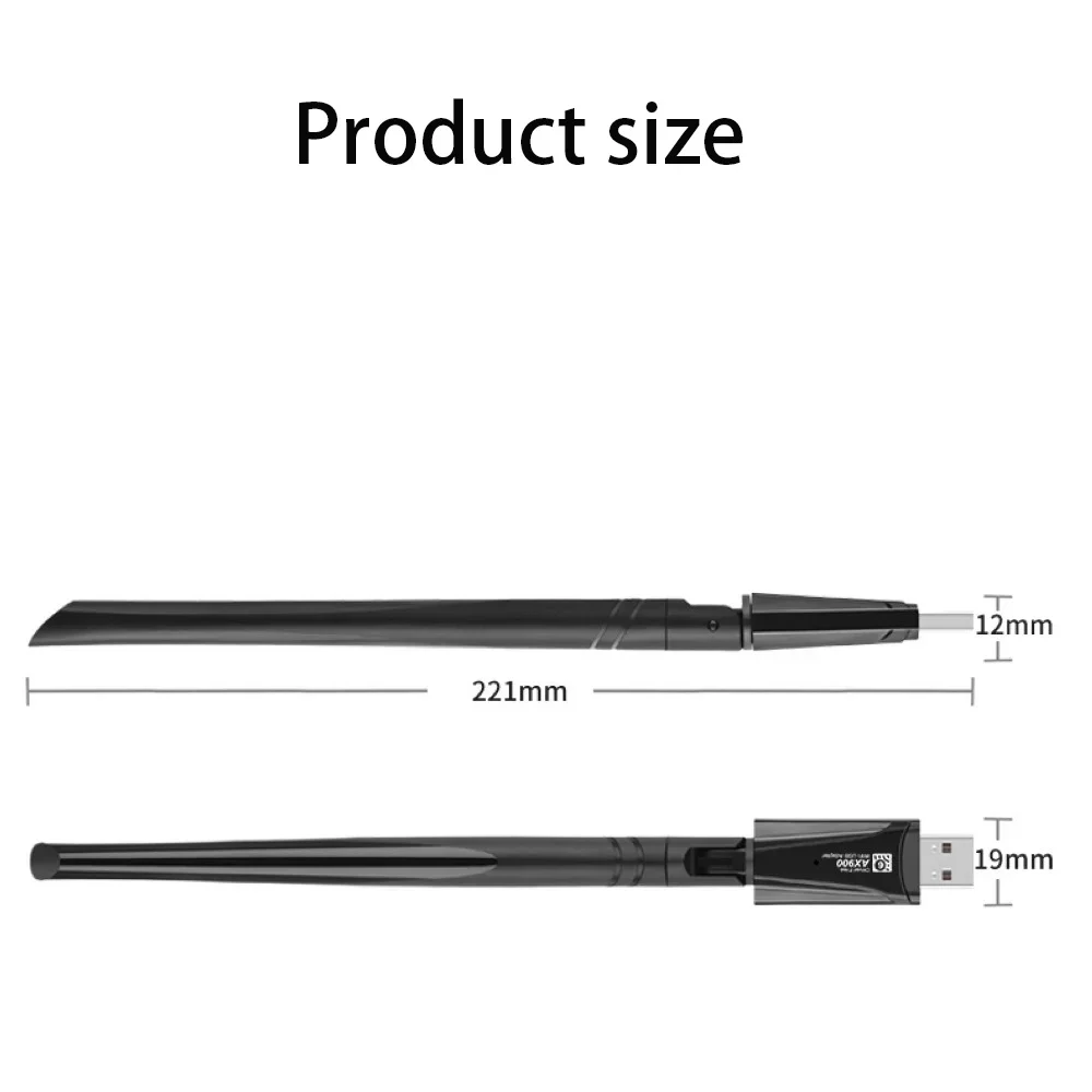 900mbps USB WIFI6E Bluetooth 5.4 AX Wifi Adapter 2 in 1 For PC BT wifi5 2.4G 5G 5dbi Dongle Usb Wireless WiFi Receiver