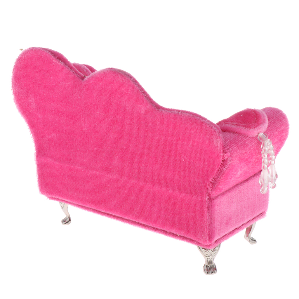 1/12 skala Sofa Couch Stuhl (Öffnende) für Puppenhaus Wohnzimmer Schlafzimmer Decor, Miniatur Möbel Modell, schmuck Lagerung Box
