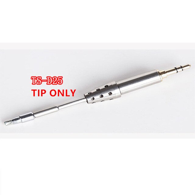 MINI estación de soldadura Digital TS80 QC3.0 USB tipo C OLED TS K4 D25 B02 J02 BC02, juego de herramientas, bolsa de almacenamiento con enchufe de EE. UU. Y UE: TS-D25 TIP ONLY