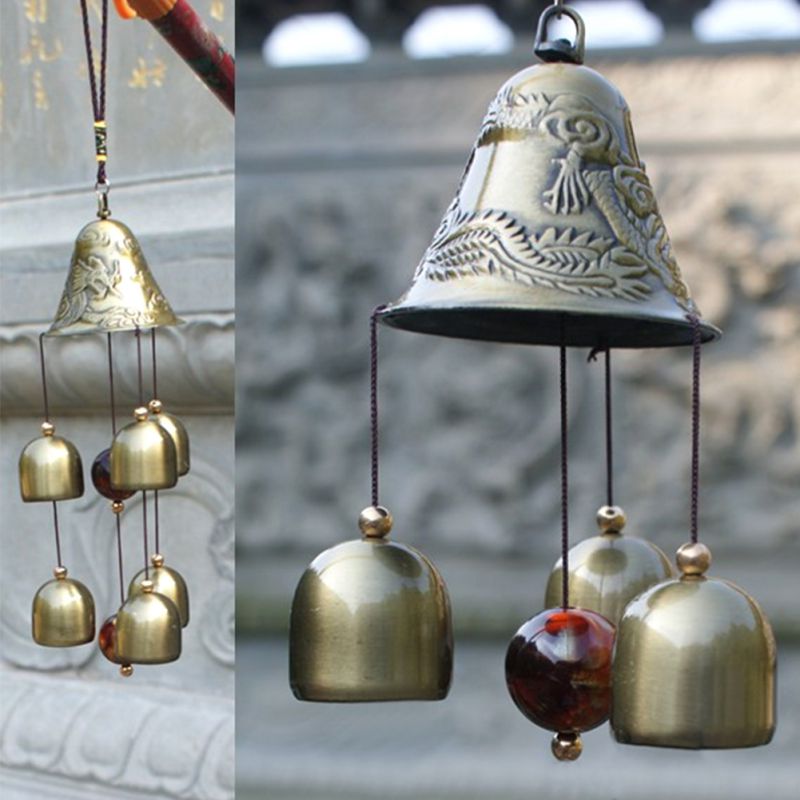 Antirust Copper Wind Chimes Lovely Outdoor Living/Yard Garden Decorations Birthday to Friends and Best Wishes: E