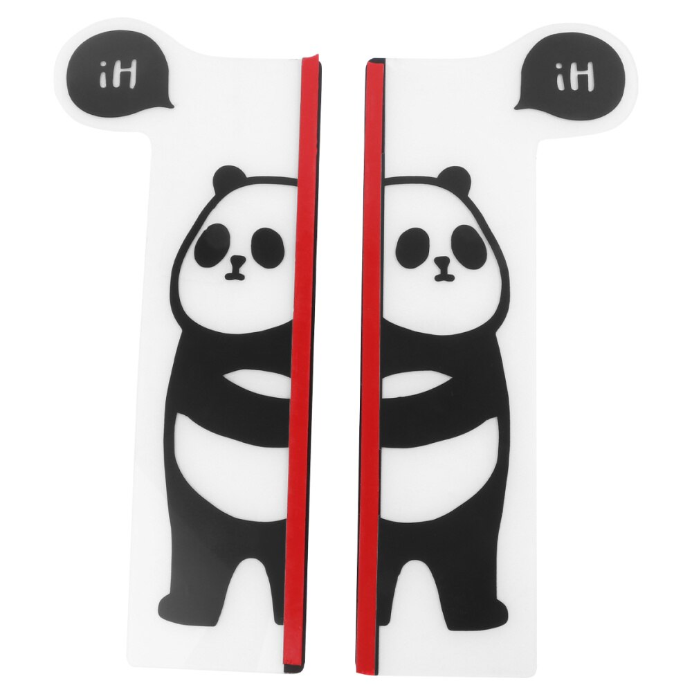 2Pcs Animal Monitor Memo Board Acrylic Message Board Note Holder Computer Monitor Side Panel Transparent Memo Pad