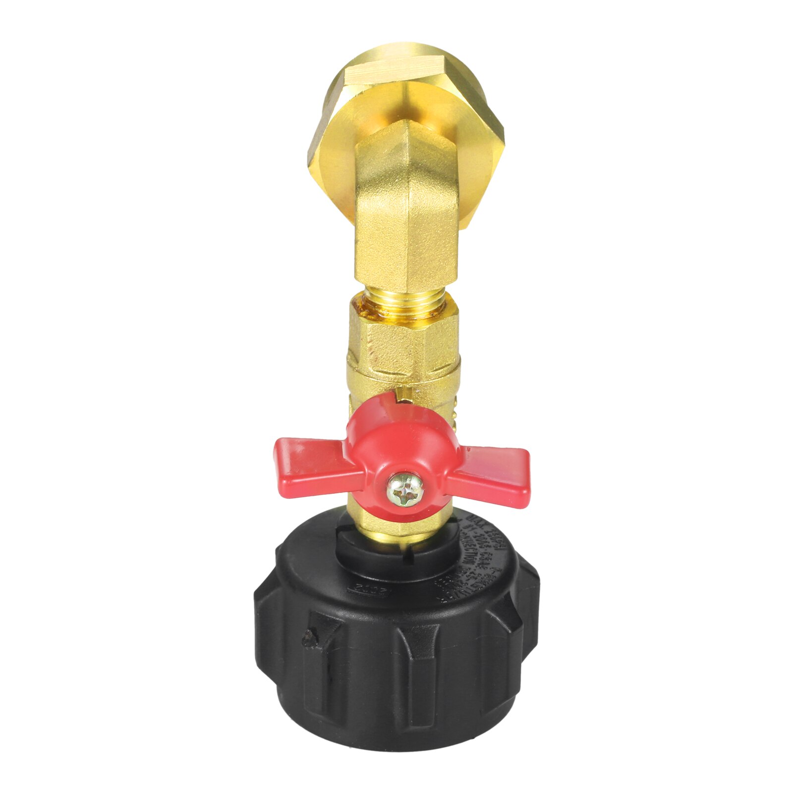 1kit QCC1 Propane Refill Elbow Adapter Brass Regulator switch ON-Off Control Valve LP Gas Refill Burner BBQ Grill 1LB Tank