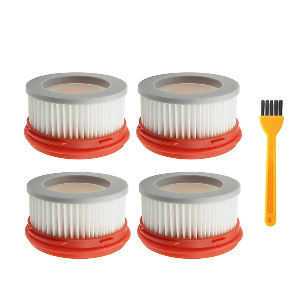 HEPA-Filter Für Xiaomi Dreame V8 V9 V9B V9P XR V10 V11 Haushalt Drahtlose Staubsauger Zubehör Rolle Pinsel: Burgunderrot