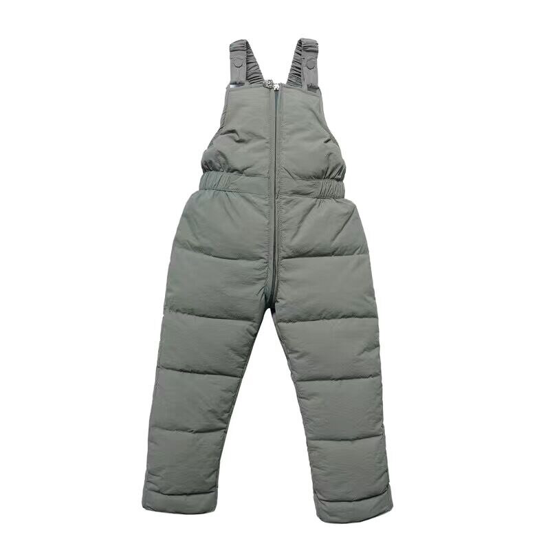 Tuta calda per bambini invernali autunno ragazze ragazzi Plus pantaloni spessi tuta per bambina per 1-5 anni tuta da sci per bambini: Green / 3T