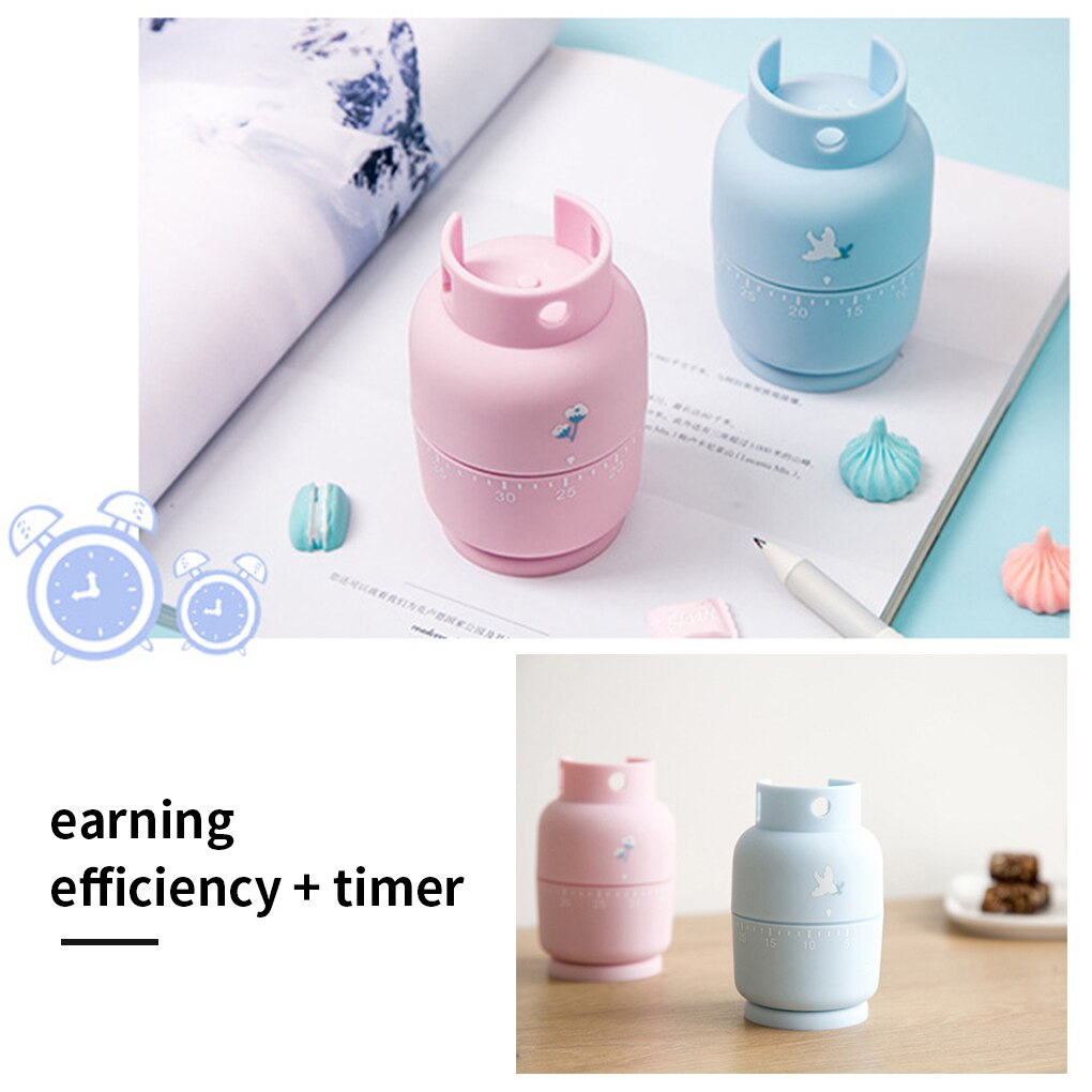Mini Super Thin Countdown Timer Plastic Student Studying Timer Portable Countdown Device For Home Decor Kitchen Tool Accessories