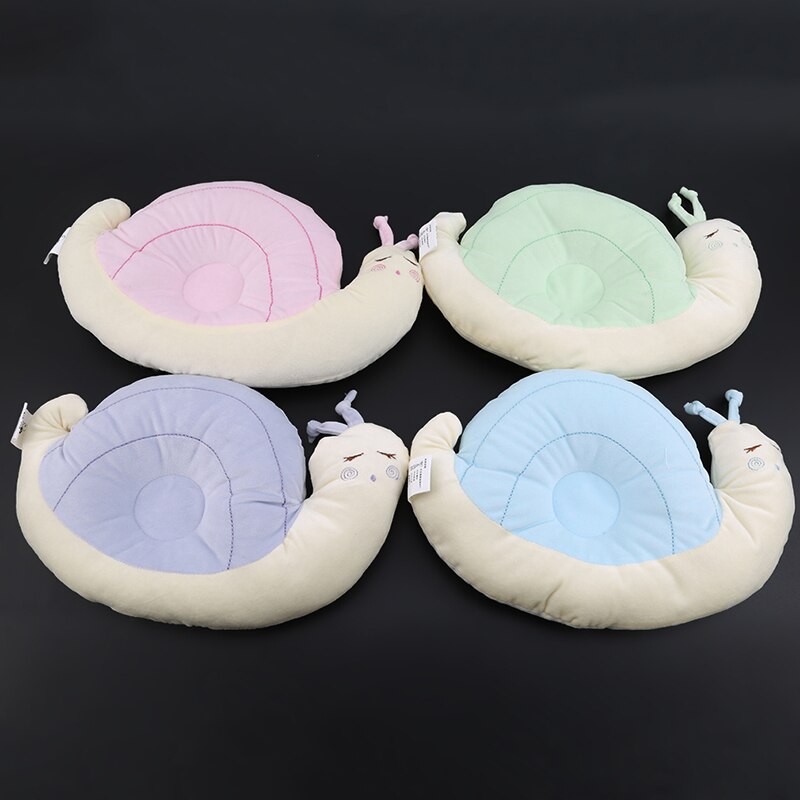 Dyr snegle sove pude sød snegle plys klud pude blød pude til børn 35*20cm baby værelse indretning spædbarn sengetøj