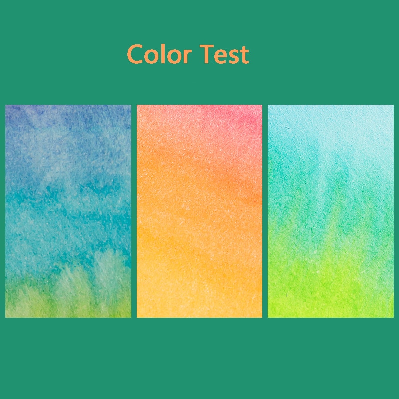 Conjunto de pinturas de acuarela sólidas, caja de lata de pigmento de color agua para suministros de arte, 12/24/36/48 colores