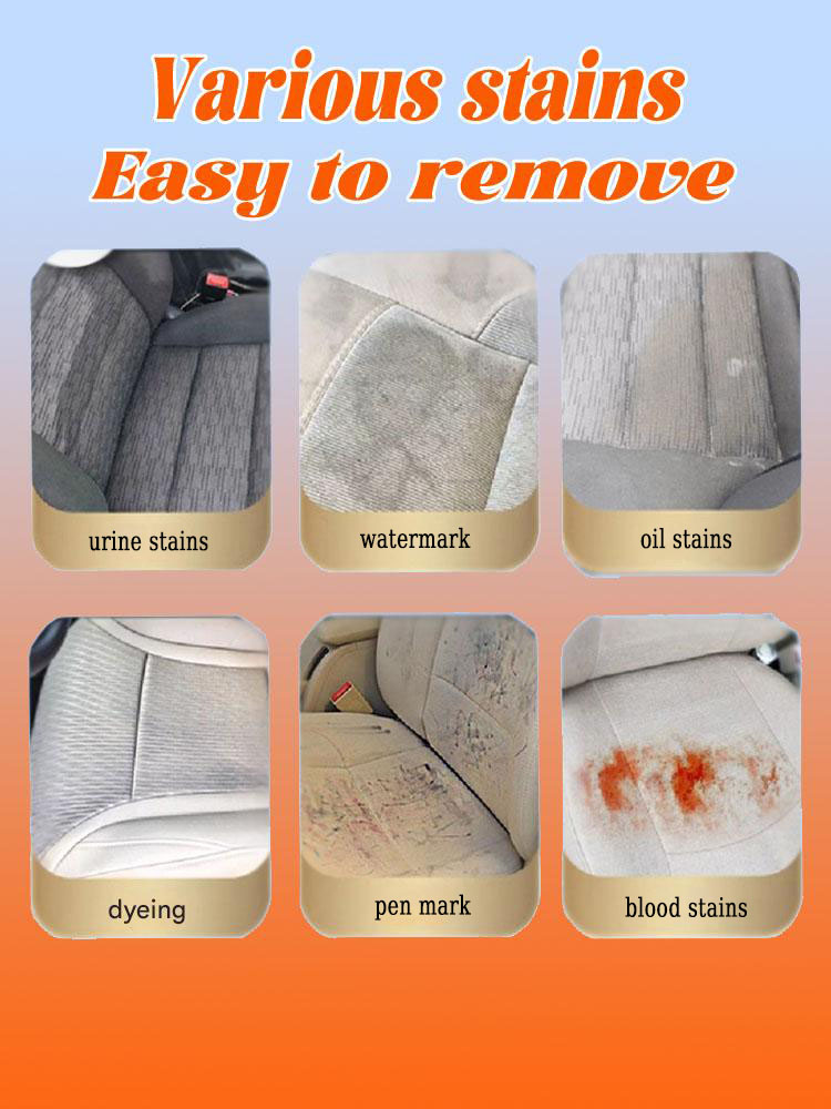 Nettoyant en mousse pour voiture, produits de nettoyage pour intérieur de véhicule, Spray en mousse pour le nettoyage de la maison et de la voiture