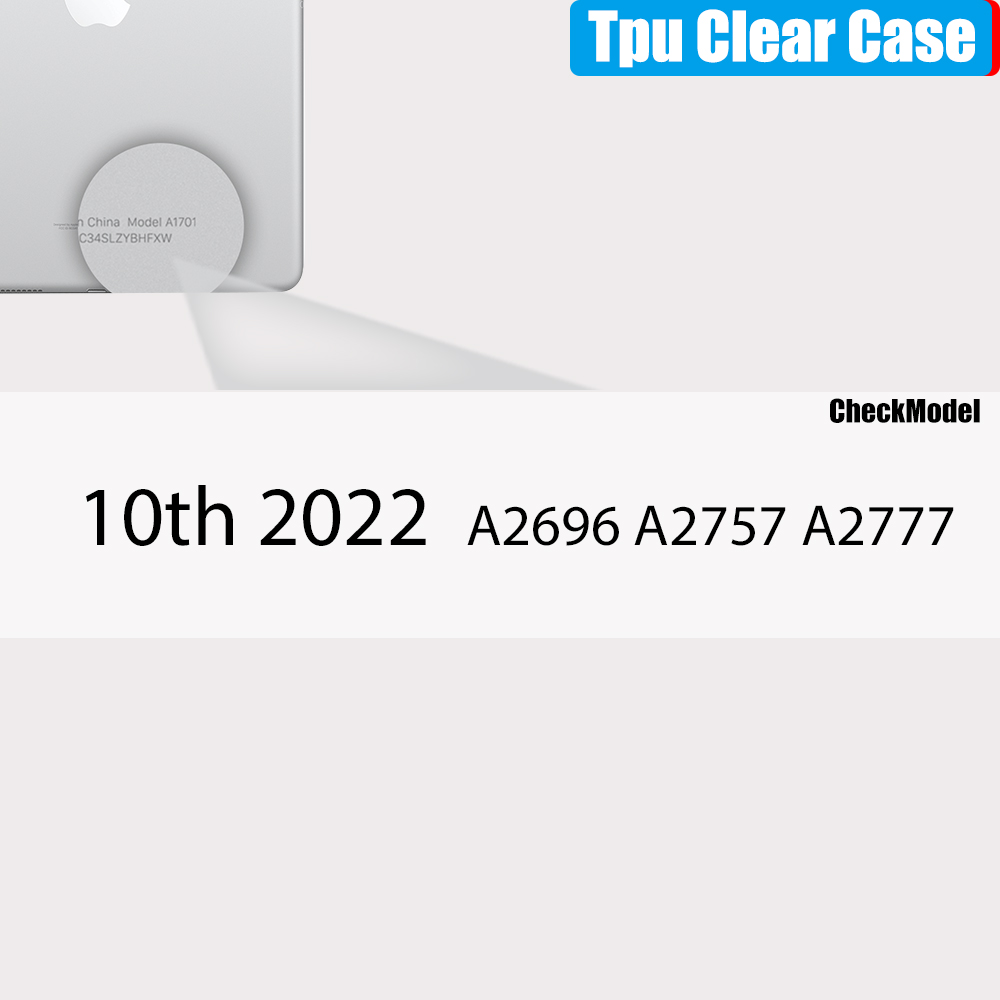 TPU Doorzichtige Hoes Voor Ipad Pro 11 12.9 10.5 9.7 9e Generatie Mini 6 Air 5 4 2 1 10e 8 7 5 Protect Funda Ipad Accessoires: Rood