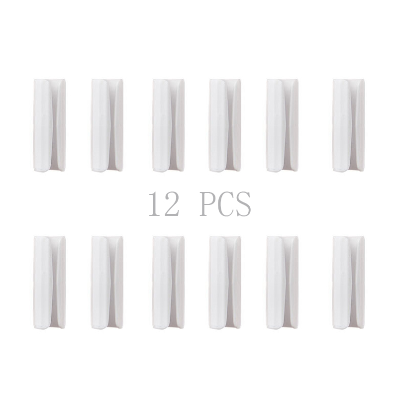 6/12 Stuks Laken Clips Plastic Antislip Klem Quilt Bed Cover Grijpers Fasteners Matras Houder Voor Lakens thuis: White 12PCS