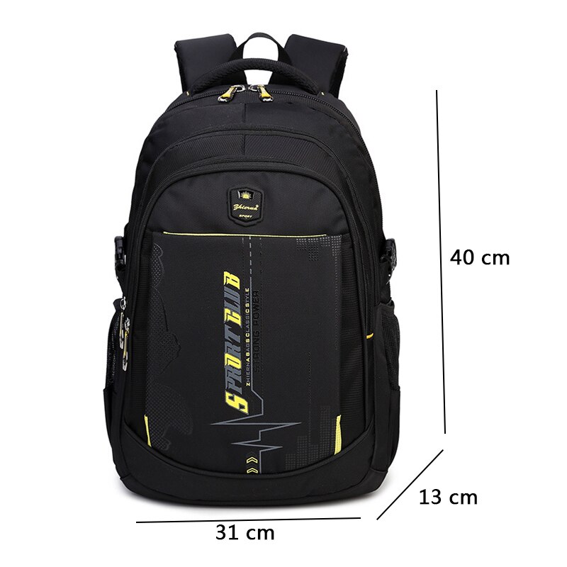 Oxford Brand Men Backpack Light Comfort Backpack for 15.6 inch Laptop Breathable Rucksack Students School Bag