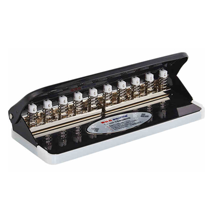 10 Holes Paper Puncher Stainless Steel Desktop Hole Punch, 10 Sheets Capacities profession Office Binding Supplies equipment: puncher10