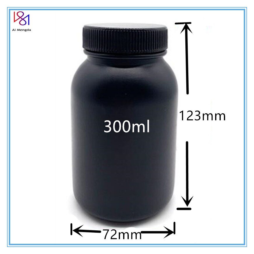 til enhver kubisk foton foton -s 3d skriver sla harpiks spesial tom flaske 3d skrivertilbehør uv sensitiv harpiks tom flaske: 300ml