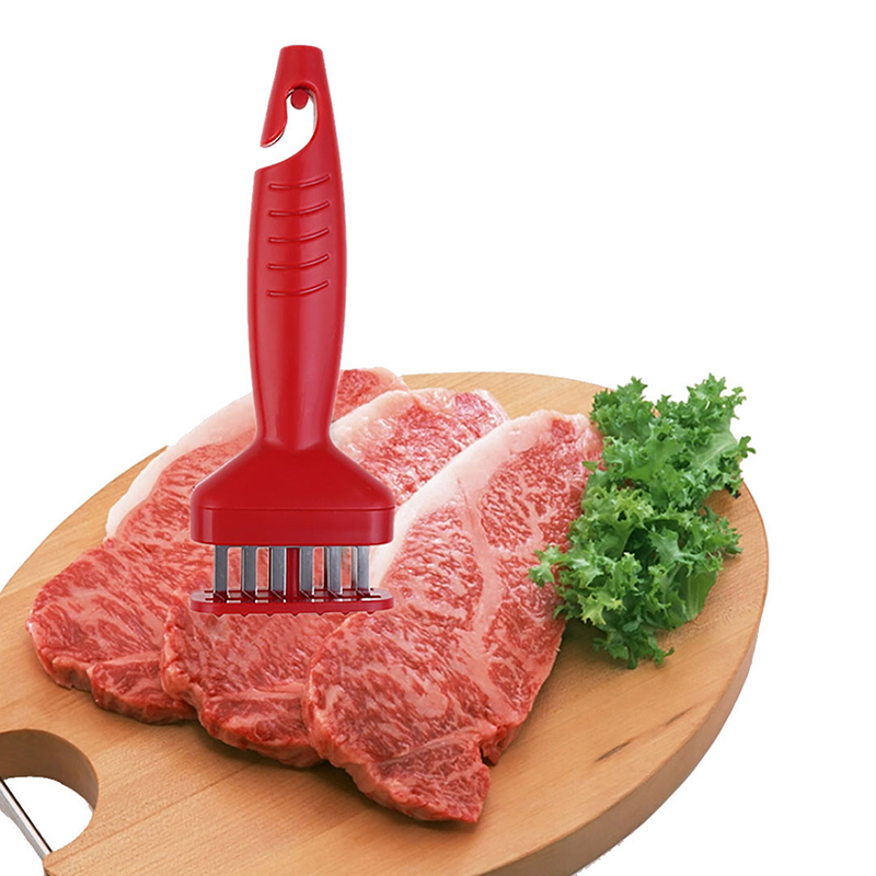 Aguja para tender carne, utensilio de cocina de acero inoxidable, utensilio para barbacoa