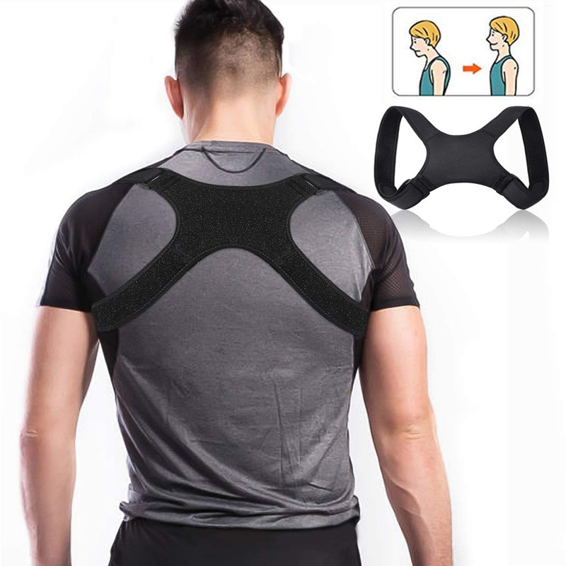 Tilbage skulder kropsholdning korrigerer mænd kvinder øvre ryg bøjle skulder lændestøtte bælte korset kropsholdning korrektion