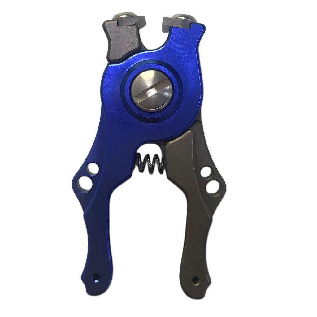 Aluminum Alloy Fishing Line Cutter Braid Steel Wire Cutter Saltwater Tools: Blue