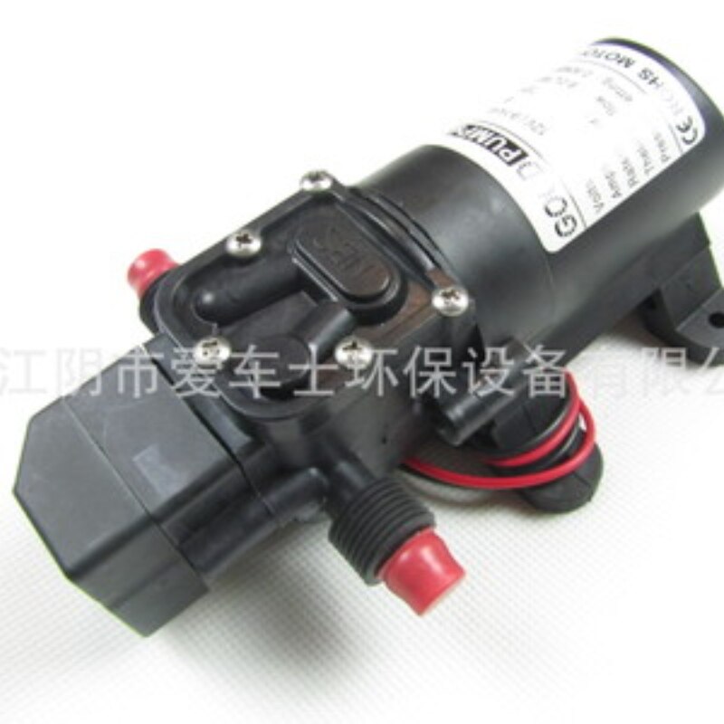Bomba de diafragma de água dc, bomba de diafragma de 12v, 130psi, 6l/min, bomba de água de alta pressão automática, impulsionadora, interruptor automático de 72w