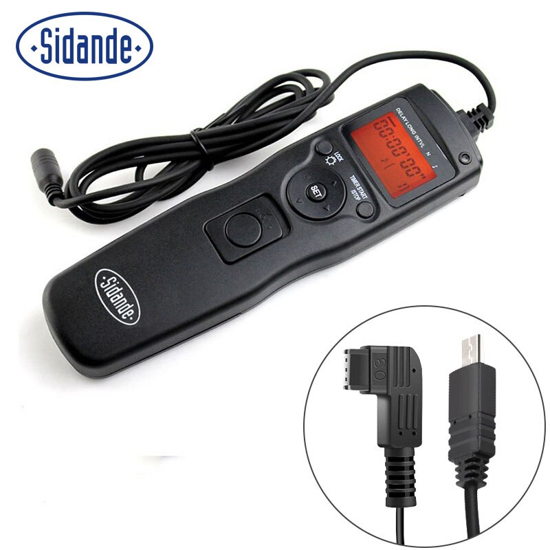 Sidande Digital Camera Remote Controller LCD Timer Shutter Remote Control for Canon 700D/650D/550D Nikon Sony Pentax Samsung etc: RST7000S FOR SONY