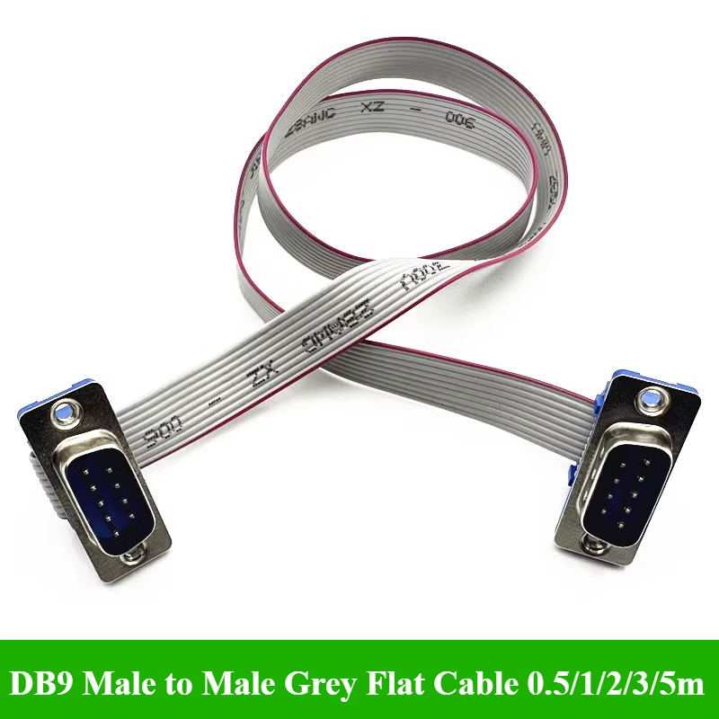 1/3/5Pcs/lot DB9 Male to Female Cable D-Sub serial port connector adapter RS232 COM Extension Cable wire length 0.5m 1m 2m 3m 5m: Dark Grey / 5-9Pcs / 1P