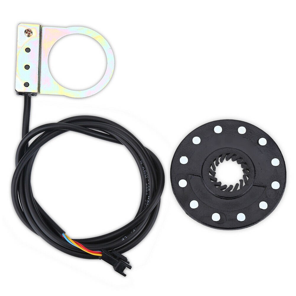 Assistant Speed Sensor Pedal Mount Magnetic Electric Bicycle Practical Easy Install PAS System Steel Universal Accessories: 12 Magnets