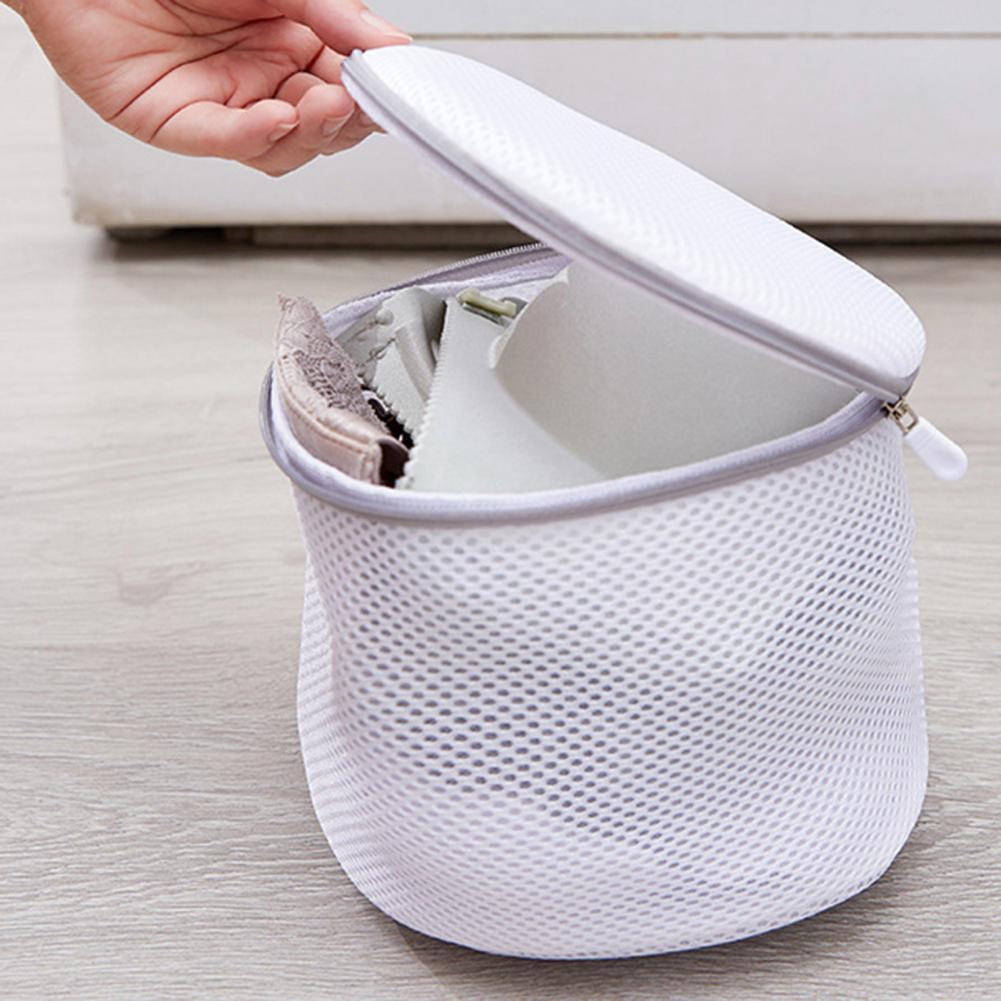 Great Bra Bag with Zipper Tear Resistant Lightweight Hosiery Clothes Mesh Bag Accessories