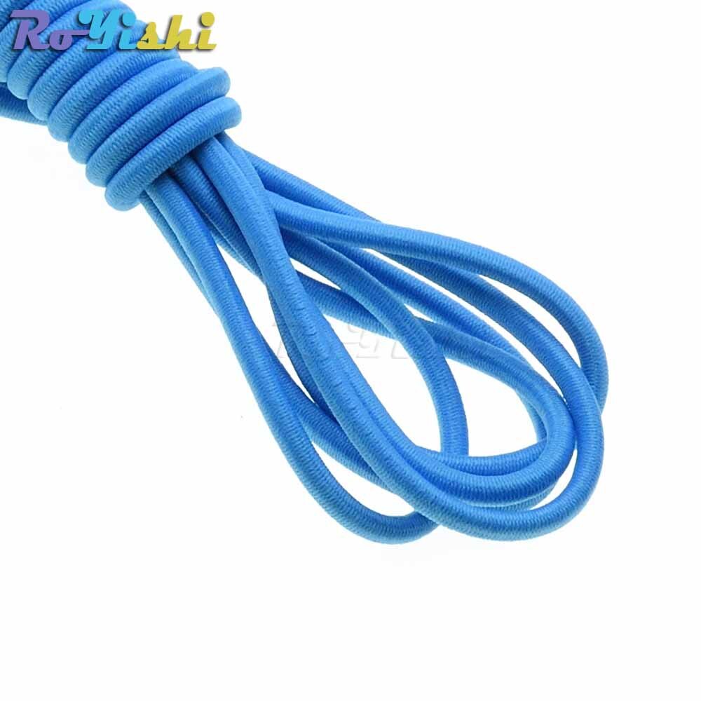 10 yards/pak kleurrijke diameter 3mm elastische touw bungee schokkoord rekkoord voor doe-het-zelf sieraden maken buitenachtergrond