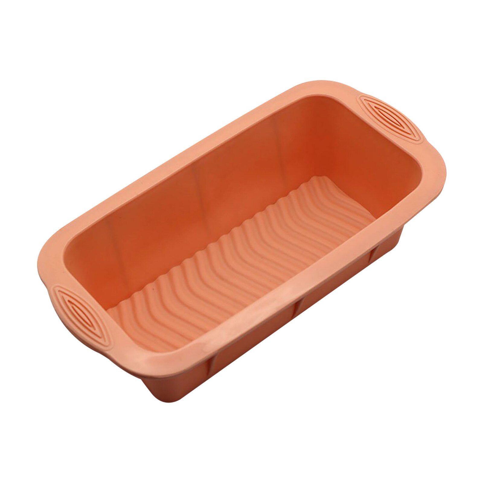 Grande retângulo de silicone não vara pão bolo bolo molde bakeware cozimento pan forno não-vara molde de cozimento n50: D