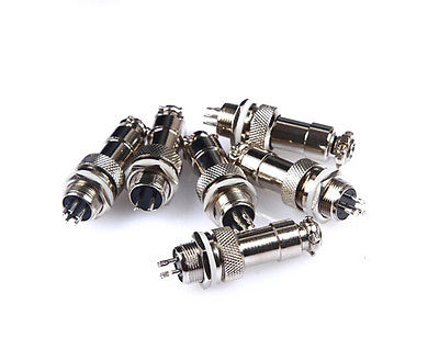 Conector Circular de aviación GX12, 2 pines, 3 pines, 4 pines, 5 pines, 6 pines, 7 pines, enchufe macho y hembra, diámetro RS765, 12mm, 7/16&quot;