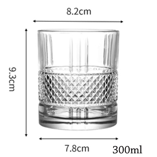 Whisky Glas, Ouderwetse Rotsen Bril Tuimelaars, Glaswerk Voor Cocktail Scotch, Bourbon, Gin, Voldka, brandy: FuDiamond