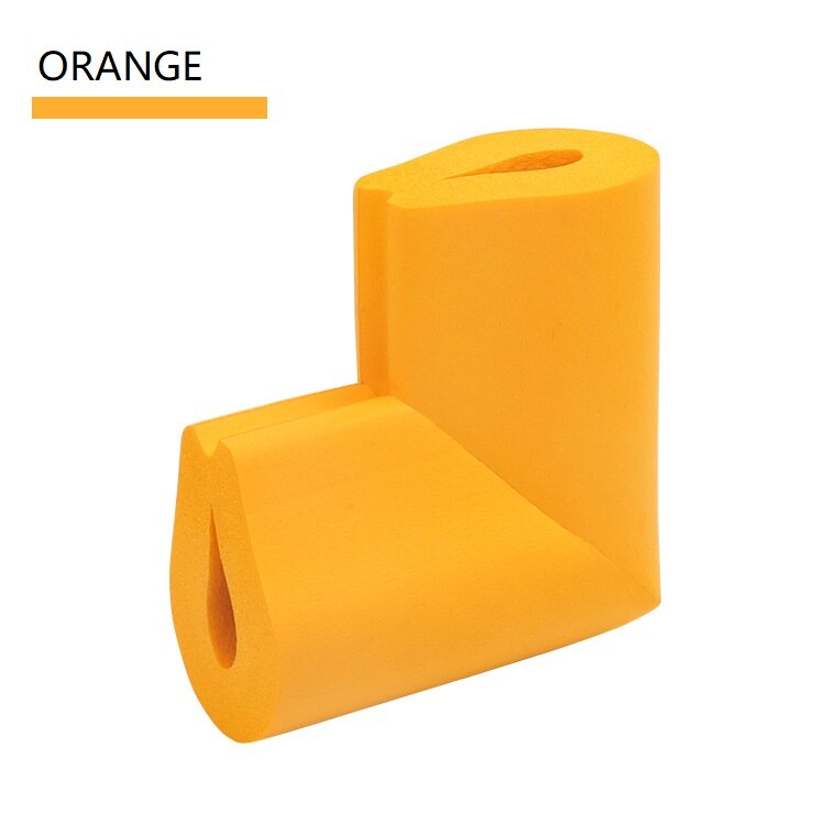 12 pièces Table coin protecteur Anti-collision Angle anti-dérapant épaissir Table coin Double face colle plus épaisse sécurité bébé protecteur: U-Orange