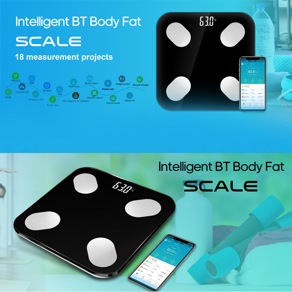 180kg bt elektronisk vægt kropsfedt vægt digital bmi vægt vand masse sundhed kropssammensætning analysator monitor
