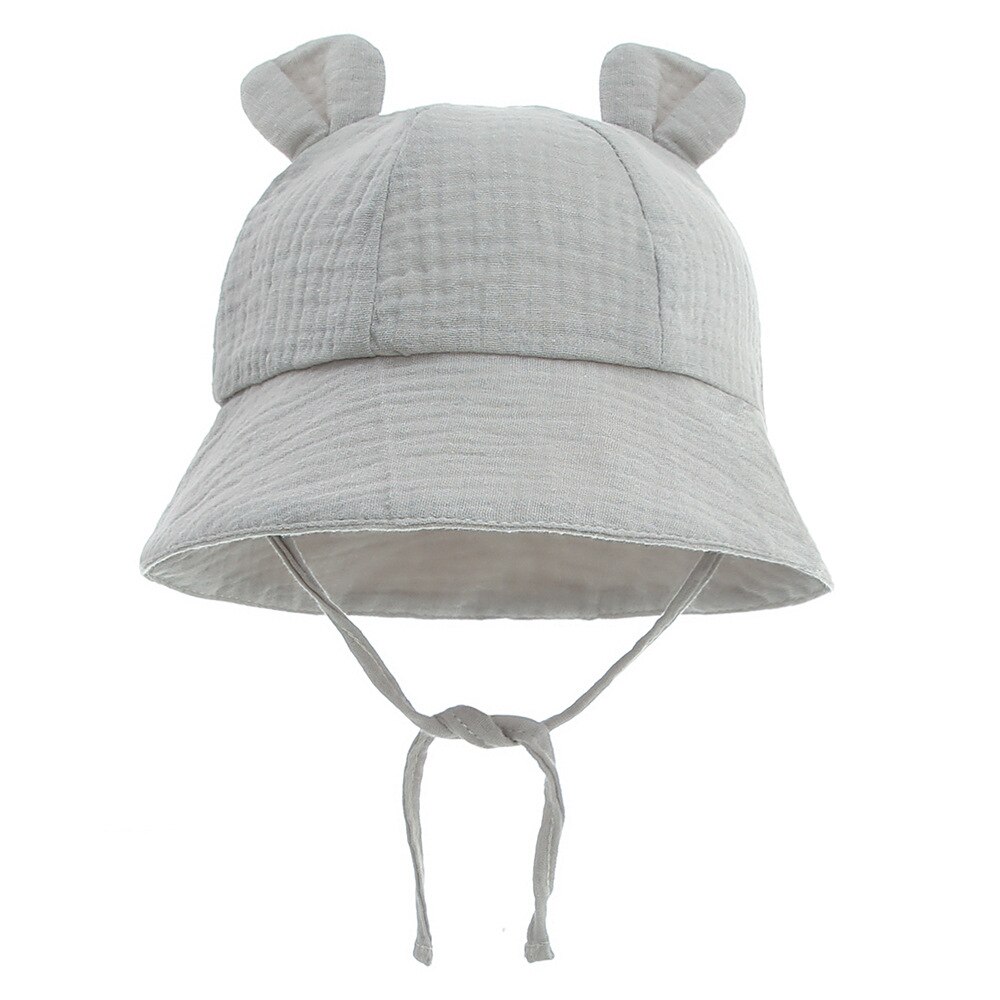 gorro niña Sombrero de cubo para bebé, sombrero de Sol de algodón de Color sólido, gorros de playa, sombrero de Panamá para niño y niña, accesorios de primavera y verano, 3-12 meses, 2022: style 9