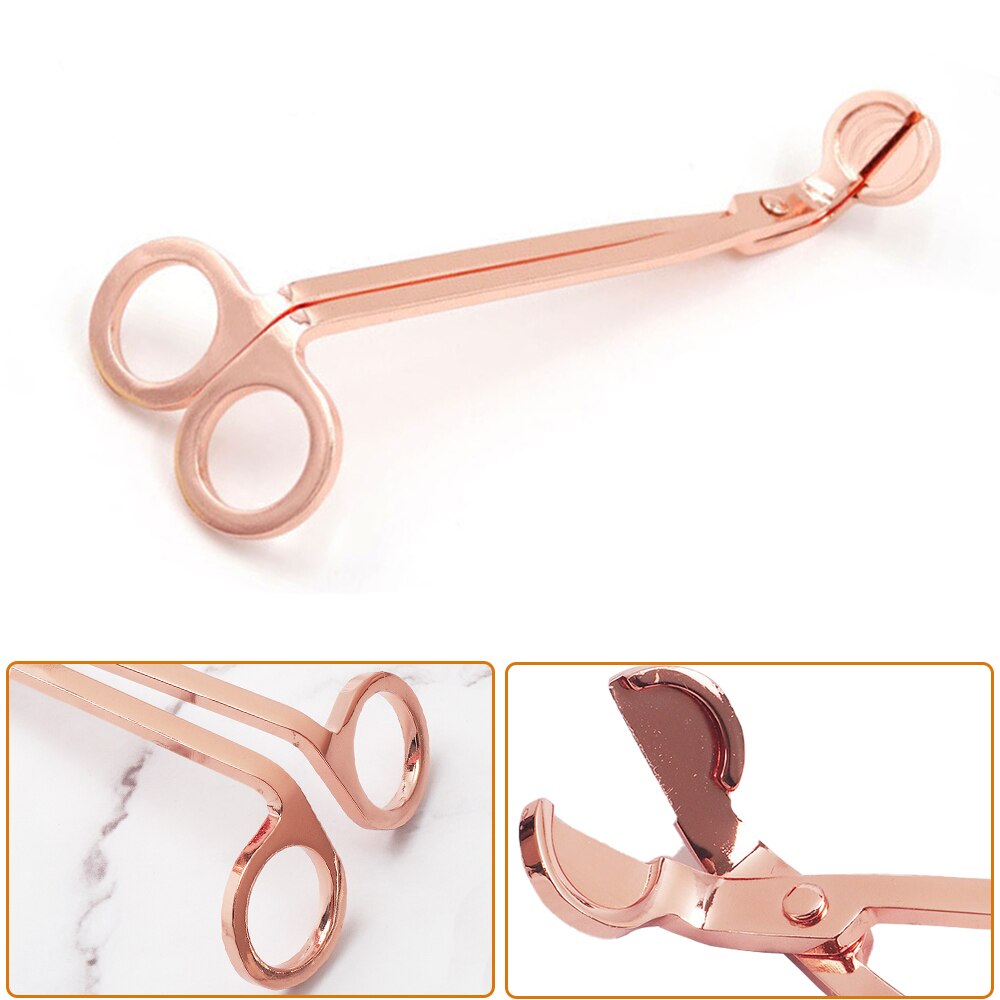 Kaarsenlont Trimmer Rvs Kaars Schaar Trim Lont Ronde Hoofd Cutter Olie Lamp Trim Schaar Cutter Kaars Accessoires