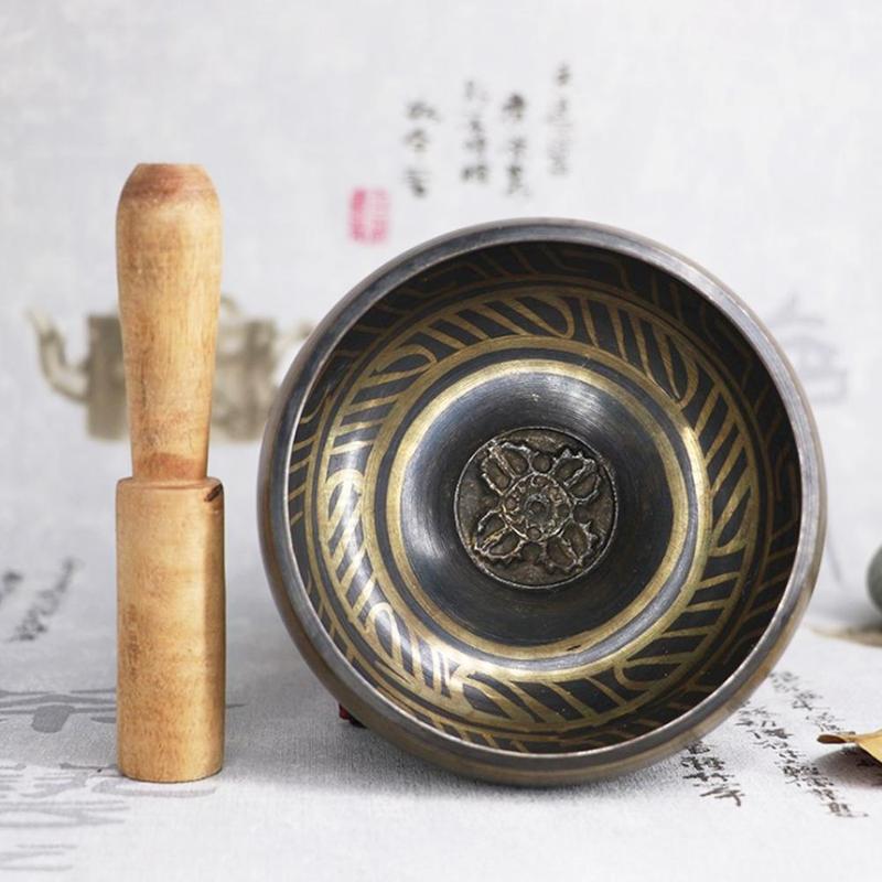 Tiibetiläinen laulu buddhalaisuus meditaatio kello käsin vasaralla parantava kupari messinki 4.8 buddhalainen henkinen jooga chakra  b0 b 8