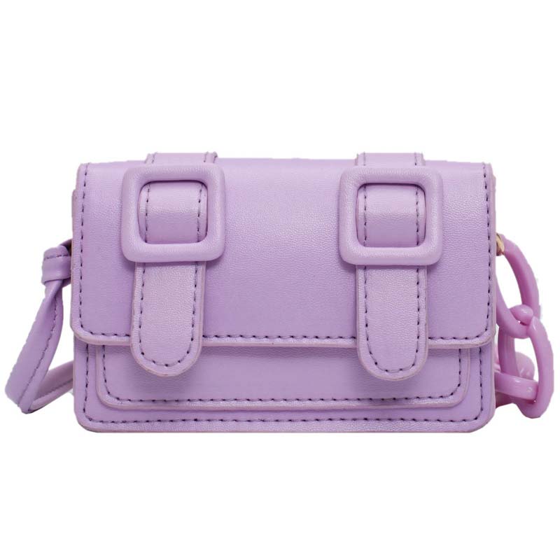 Hohe Quliaty Pu Leder Süssigkeit Farbe Umschlag Frauen Schulter Bote Taschen Crossbody-tasche Abend Kupplung Dame Handtaschen: LILA