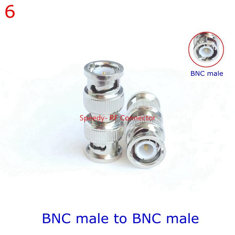 Conector divisor Q9 tipo T de 3 vías y 4 vías, conector BNC a BNC macho hembra, adaptador Coaxial RF, cobre y latón, rápida, 1 piezas: Castaño