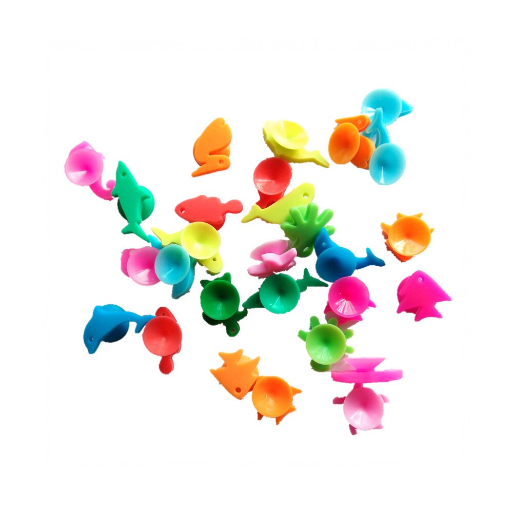 24 pcs Wine Glass Markers Marine Animals Suction Cup Silicone Cup Sign for Champagne Cocktail: Default Title