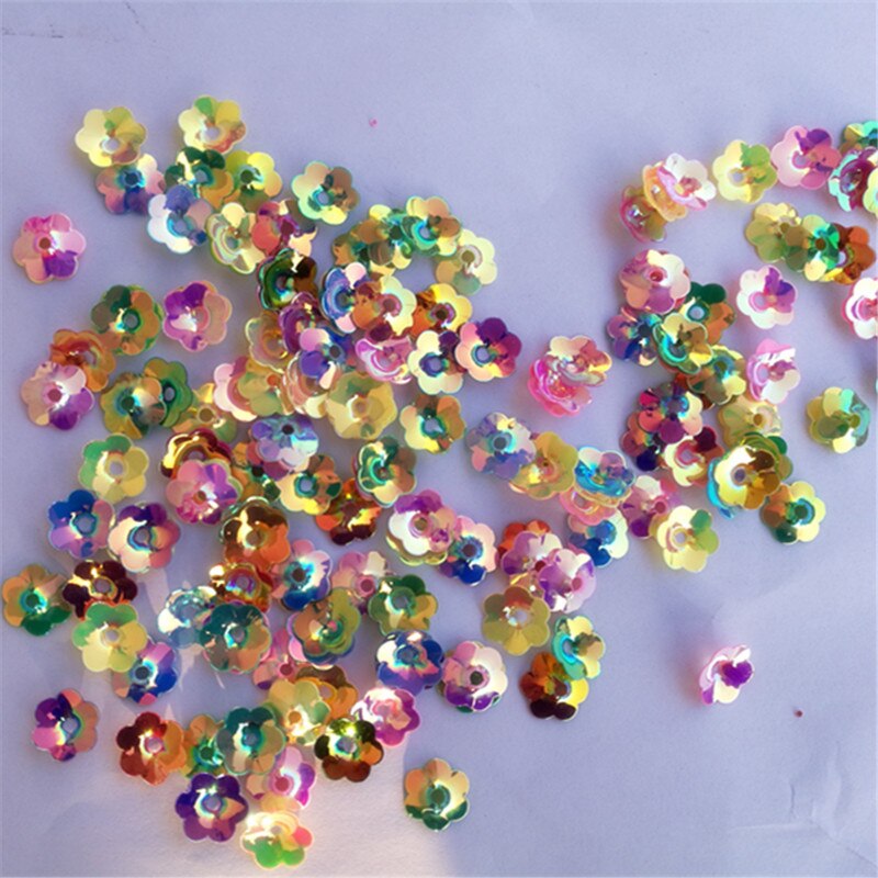 4 MM 6 MM 8 MM 10 MM 3D Pailletten Bloem paillette Voor kledingstuk Accessoire DIY Art Decoratie sieraden Maken