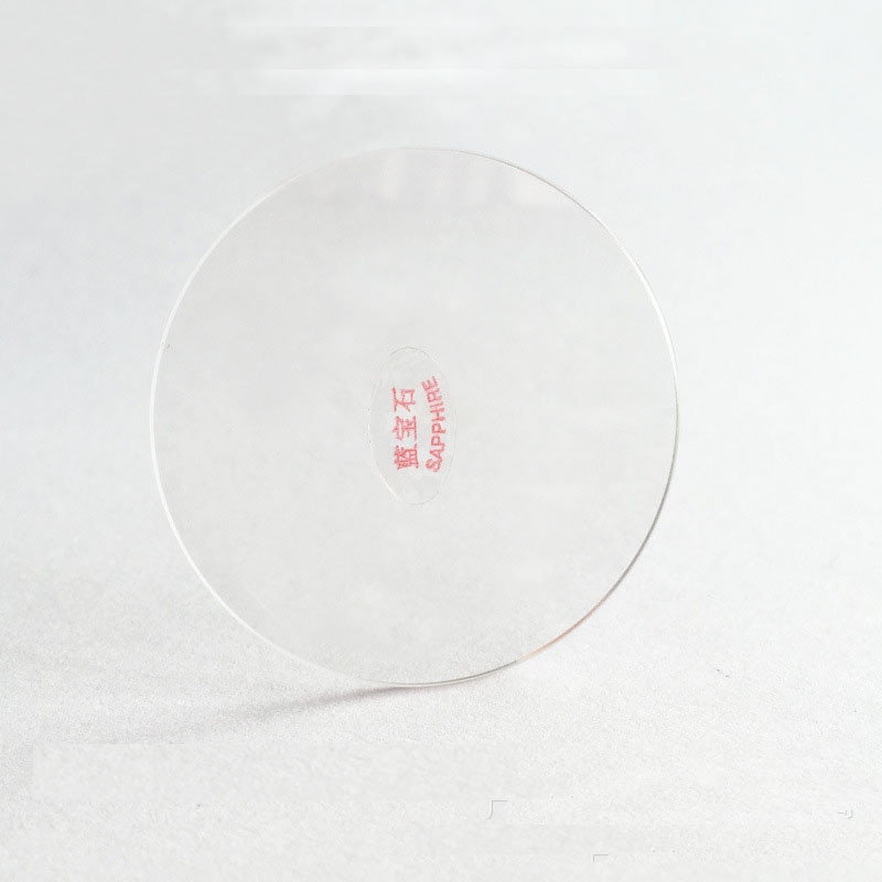 , 2 piezas, 1,0mm de grosor, 20-23,5mm, reloj plano de zafiro, cristal de cristal