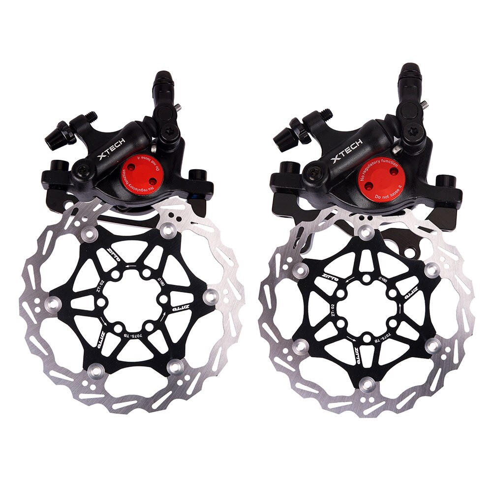 Rotor de freno de disco hidráulico para bicicleta de montaña, línea de tracción, delantero y trasero, M365: Roter FR Brake Black
