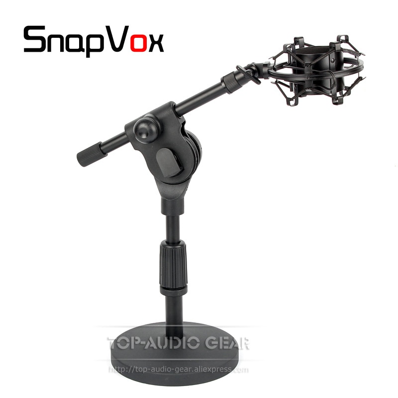 Soporte de escritorio de sobremesa para micrófono, soporte de suspensión para Focusrite Scarlett Studio CM 25 CM25 2i2, Clip a prueba de golpes para micrófono