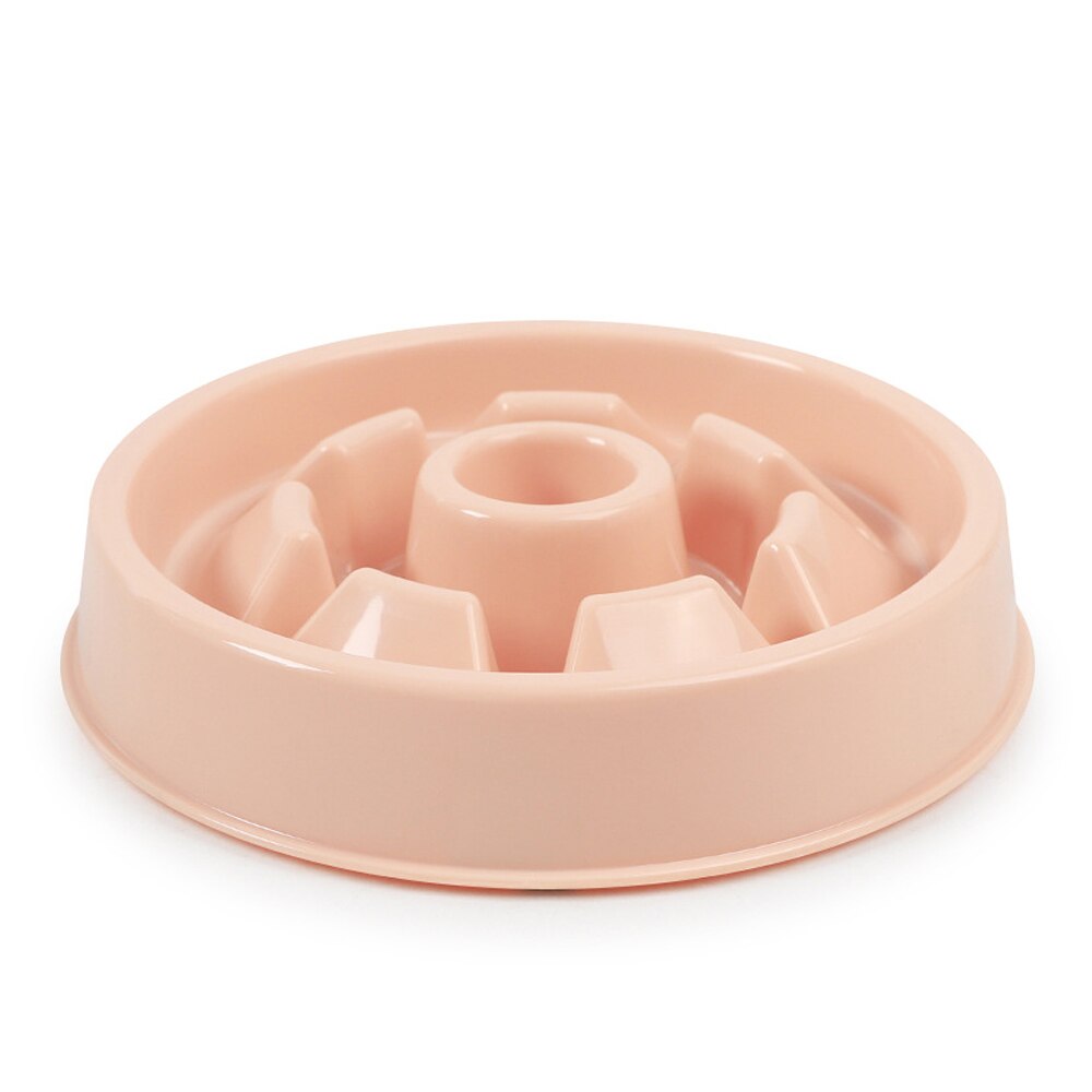 Draagbare voerbak voor honden, voerbak voor puppy's, voerbak voor langzaam eten, voerbak voor katten, hondenbenodigdheden van plastic: 4-2