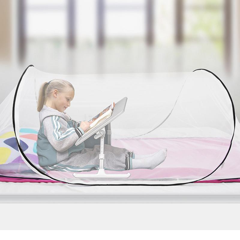 Tenda a rete pieghevole tenda a rete Fine per biancheria da letto sacco a pelo leggero Fly Net grande spazio campeggio Fly Net Bed per l'estate