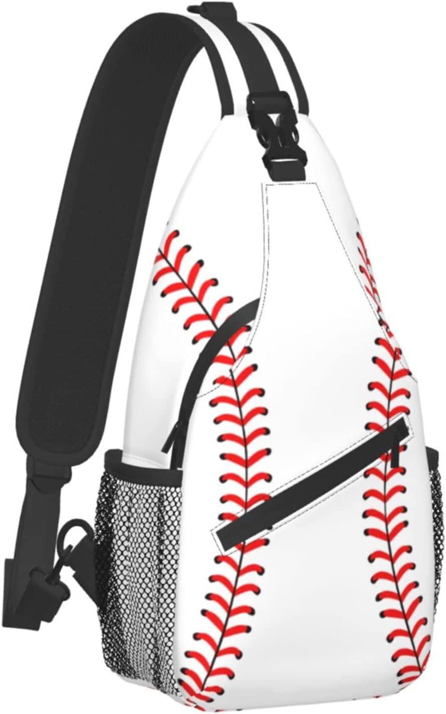 Baseball Sling Borst Zak Sport Baseball Crossbody Tassen Voor Mens Womens