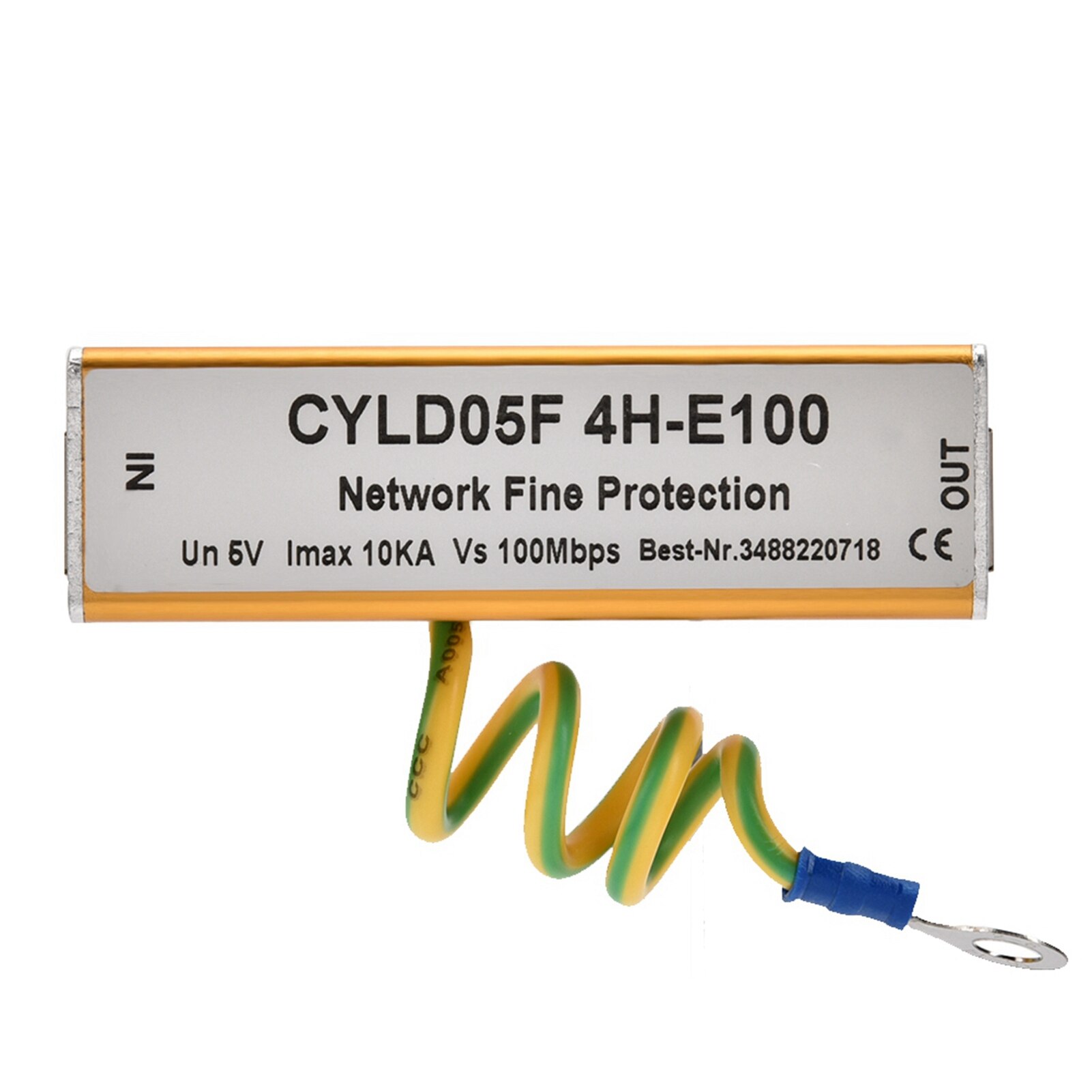 Adaptateur de sécurité RJ45 RJ11, 5V, Ethernet, Protection contre les surtensions, anti-tonnerre, éclairage de