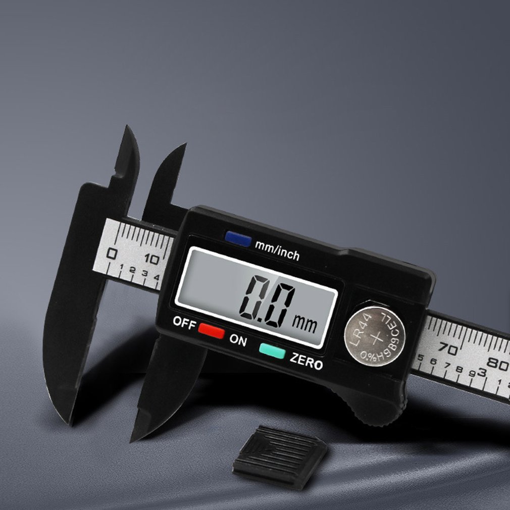 Regla de herramienta de Calibre Vernier Digital LCD electrónica de precisión de 0-100mm, herramientas de medición, Calibre Vernier