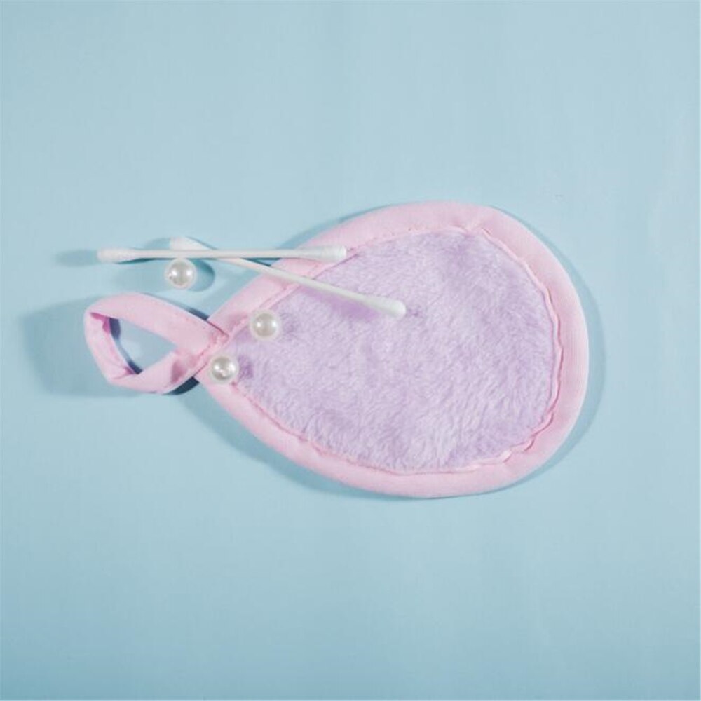 Reusable Makeup Remover Cloth Microfiber Makeup Removal Towel Face Wash Cloth Makeup Remover Wipes Facial Face Care Tools: Light Purple
